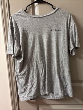 Columbia Heather Gray Short Sleeve Logo Tee